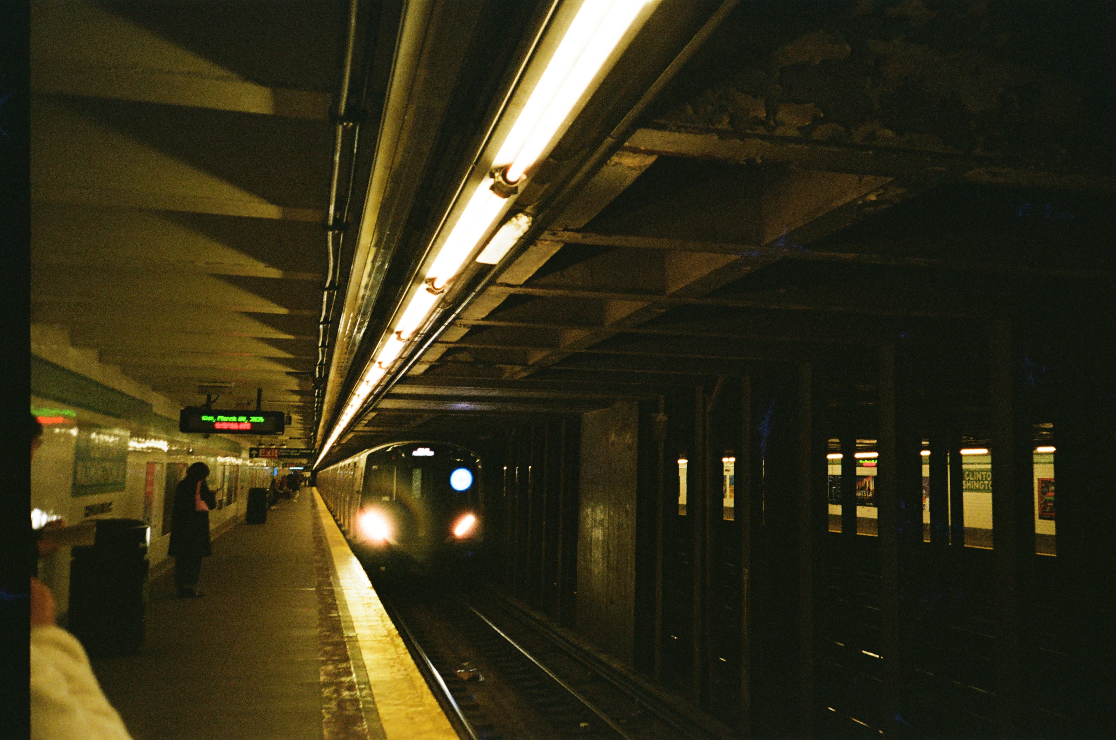 Film photograph — wide landscape frame, analog
