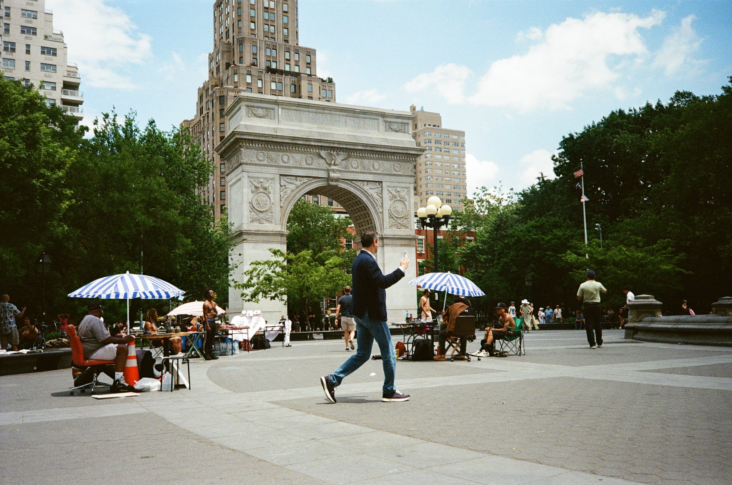 Film photograph — analog grain, NYC