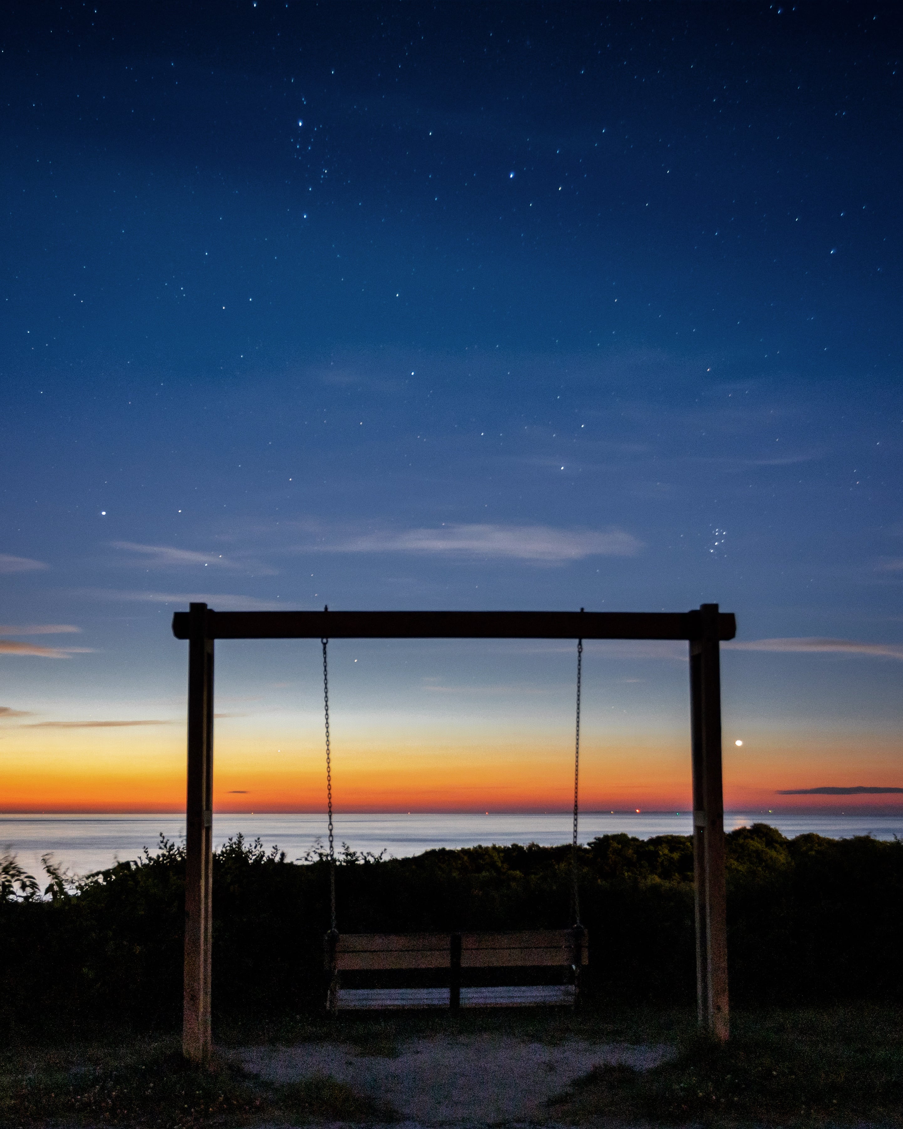 Landscape photograph — portrait orientation