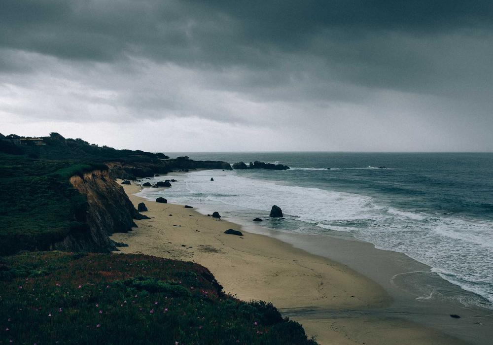 Film grain cityscape